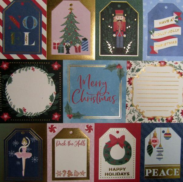 Craft Smith Scrapbook Block Holliday Ballet