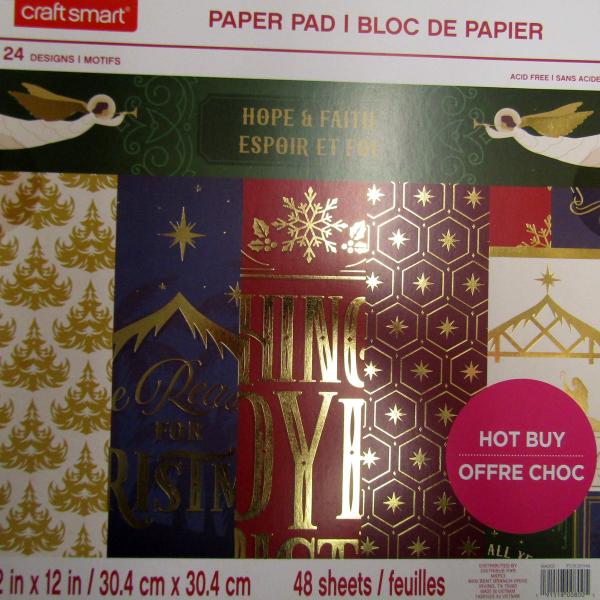 Craft Smith Scrapbook Block Hope and Faith