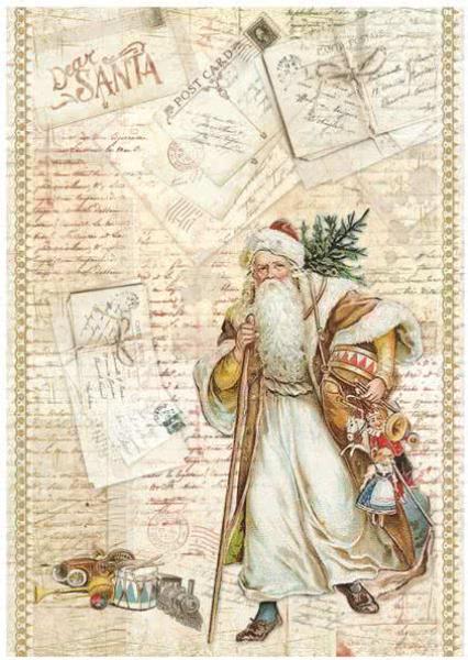 Decoupage Rice Paper - Santa Claus Stamperia