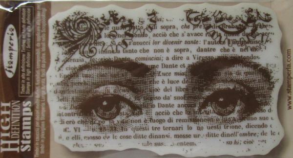 Stamperia, Natural Rubber Stamp Eyes