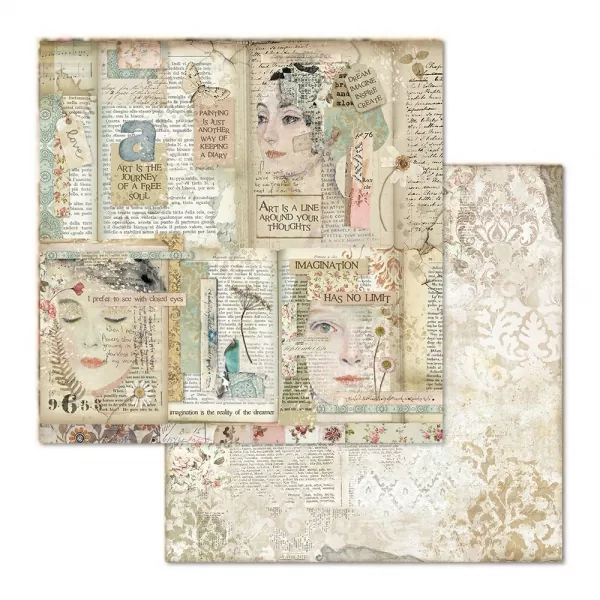 Stamperia Imagine 12x12 Inch Maxi Paper Pack