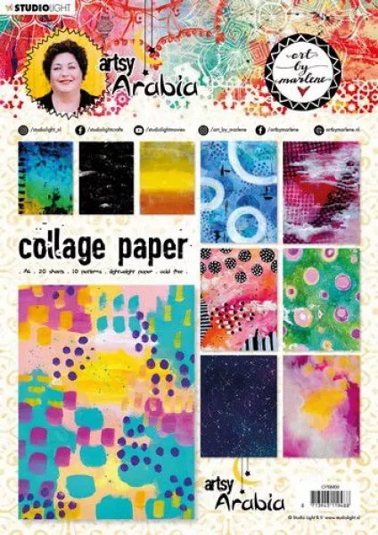 Studiolight, Art By Marlene Collage Paper Artsy Arabia, nr.08