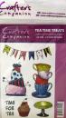 Crafters Companion, Unmounted Rubber Stamp Tea Time Treats