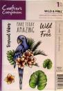 Crafters Companion, Unmounted Rubber Stamp Wild & Free